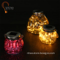 High quality outdoor decoration sunshine jar home solar night light